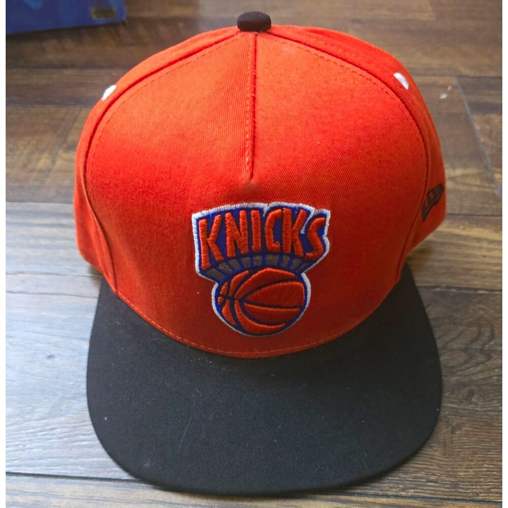 New York Knicks NBA Basketball Snapback Cap Hat Orange Black